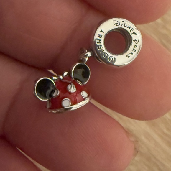 Disney Red and Black Minnie Mouse Charm - Picture 3 of 5